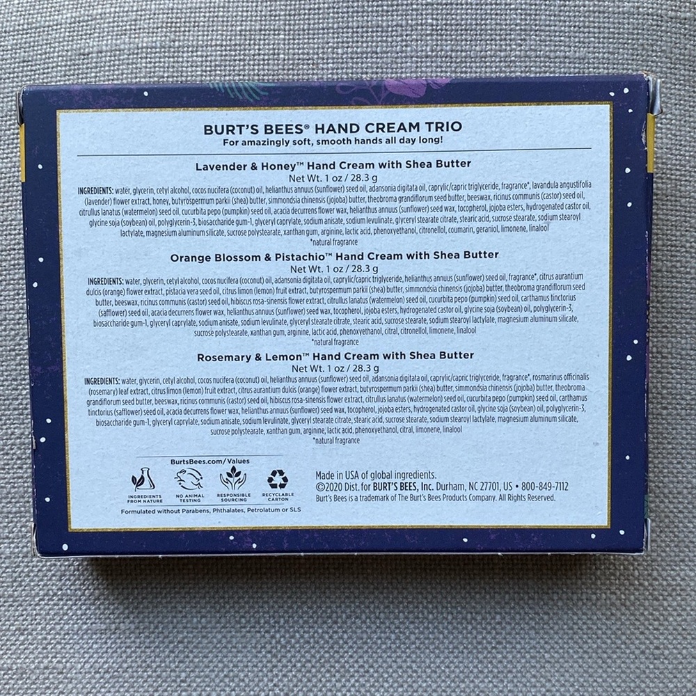 Burt’s Bees Hand Cream Trio - Picture 3 of 3